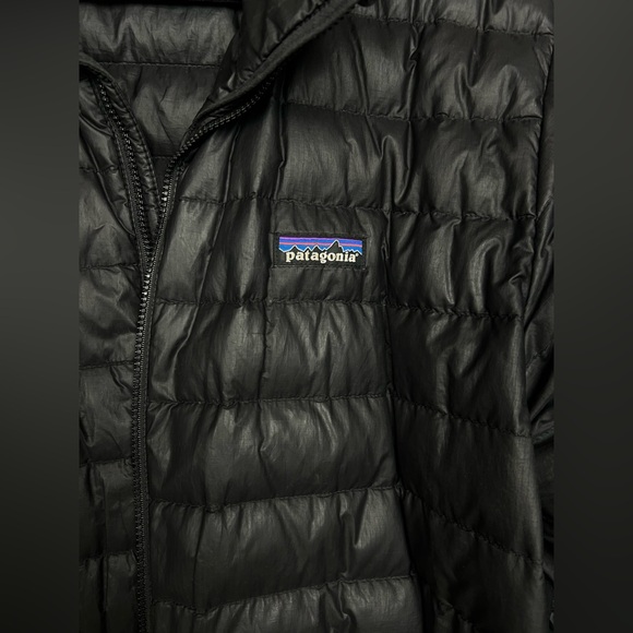 Patagonia Preowned Down Sweater Jacket Men's Size XL Black - Picture 10 of 16
